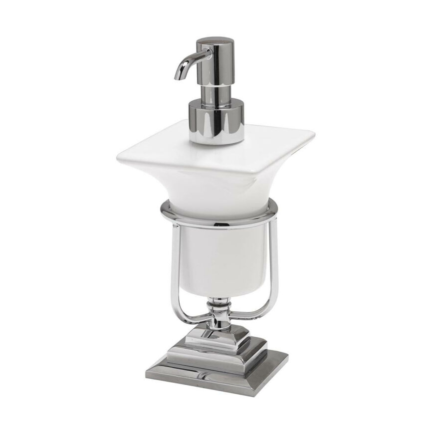 Dispenser appoggio Torino con dispenser in ceramica